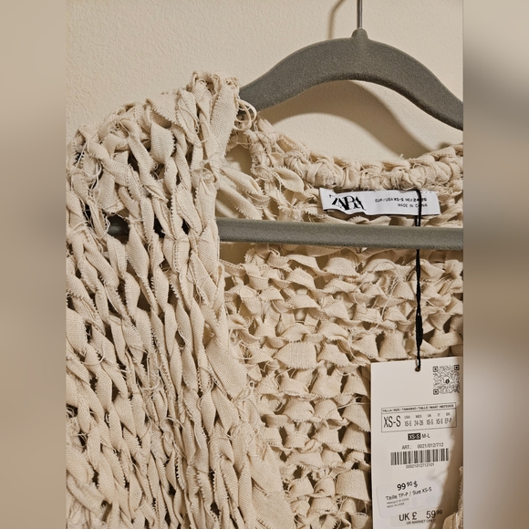 RIBBON KNIT CARDIGAN - Picture 4 of 12